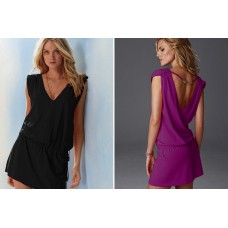 Sexy V Neck Summer Beach Dress